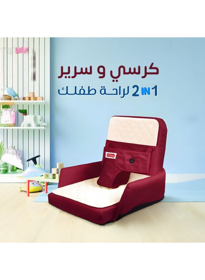 ميينغ سرير وكرسي أطفال لتعليم الجلوس 2في1 معدد الإستخدامات - Image 1